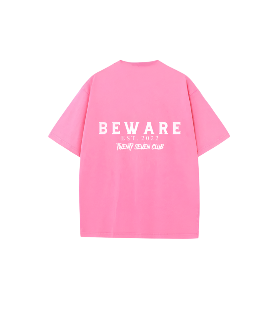 Twenty Seven Club Tee - Wash Pink