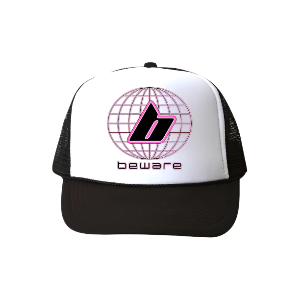 Worldwide Trucker Hat - White/Black