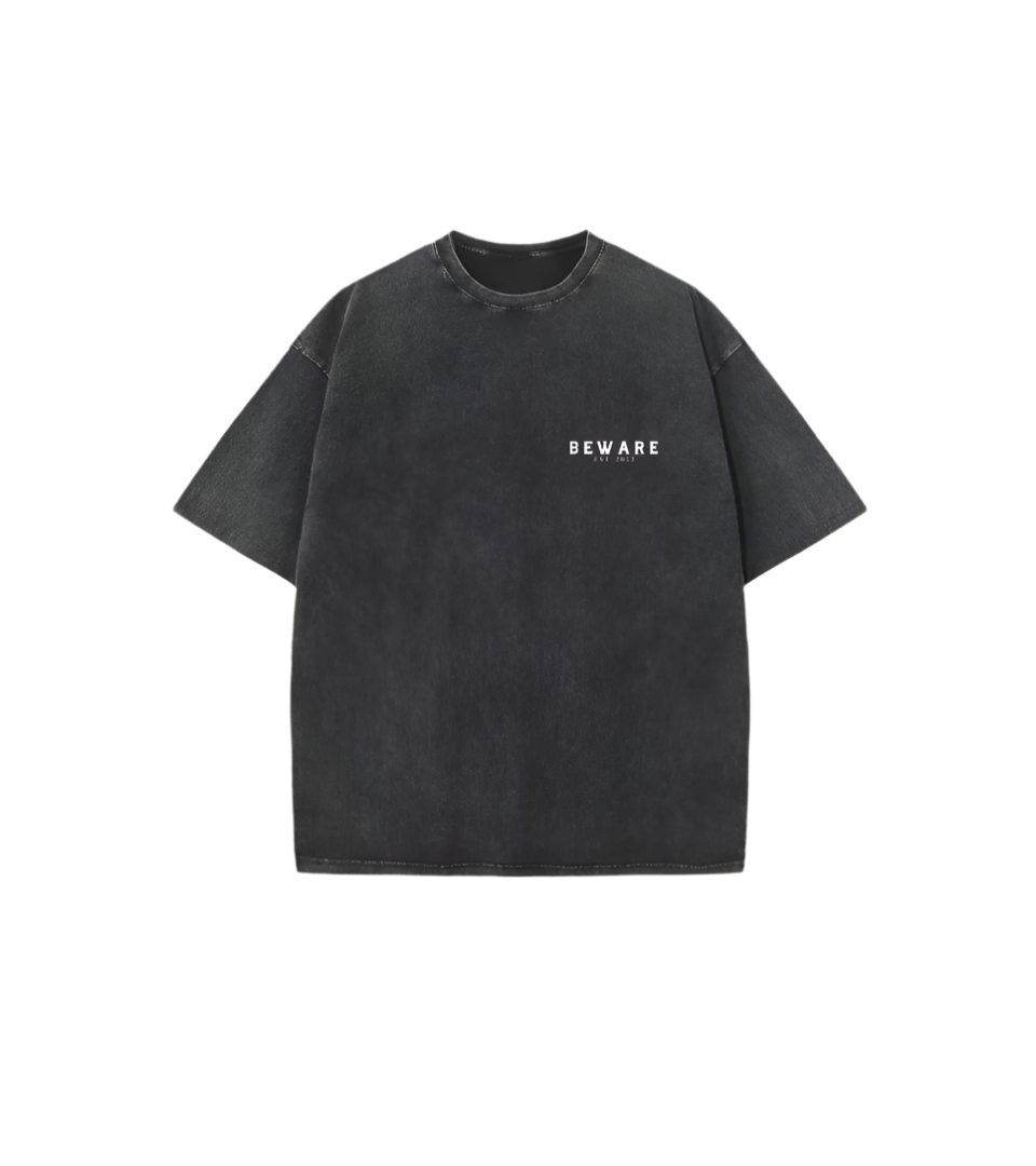 Twenty Seven Club Tee - Wash Black