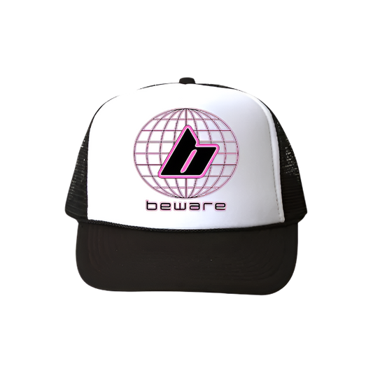 Worldwide Trucker Hat - White/Black